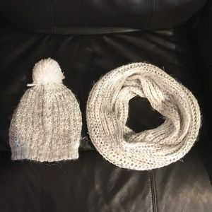 Girls Hat and Scarf Set
